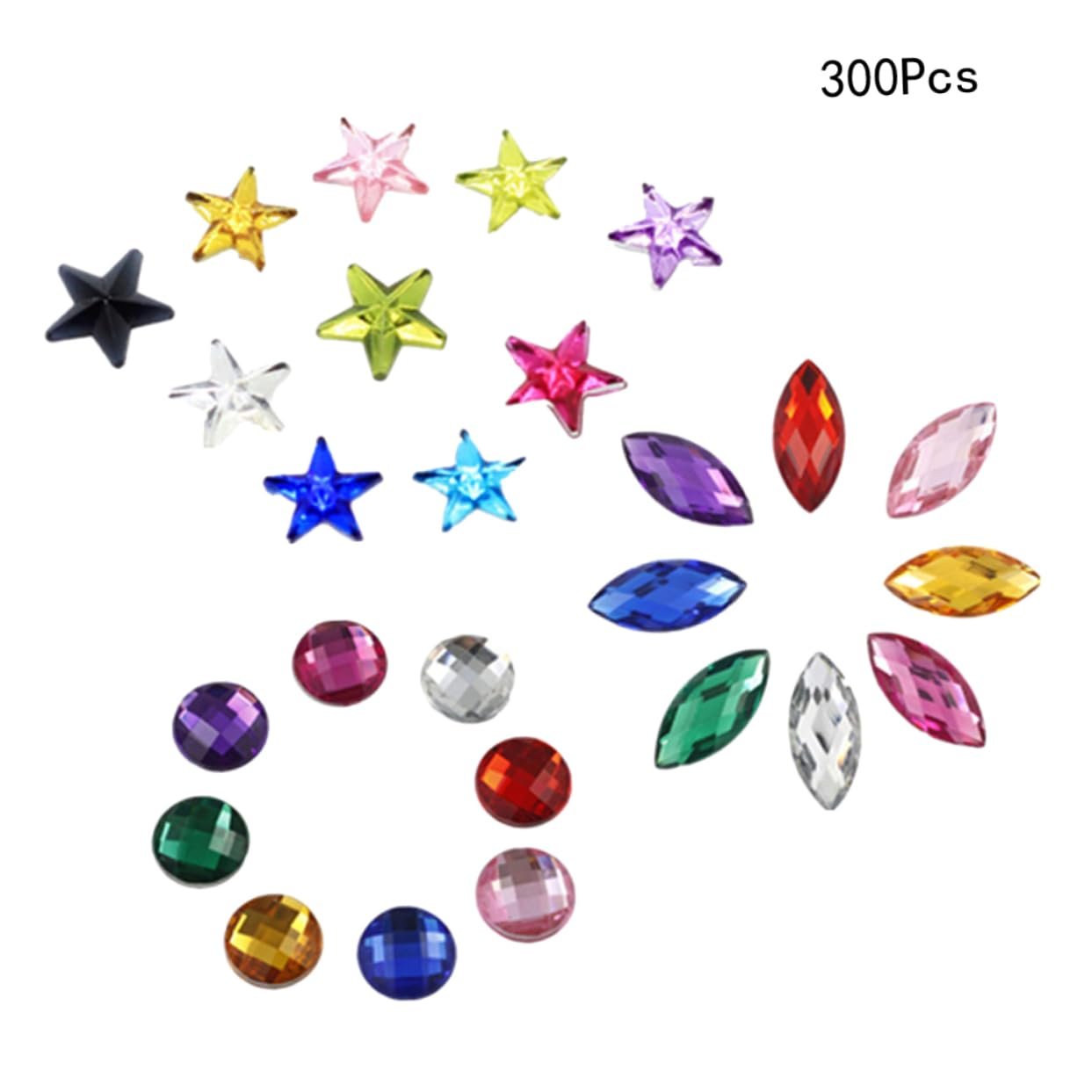 Стрази VILLCASE 900 шт, акрилові для нігтів, фото №4