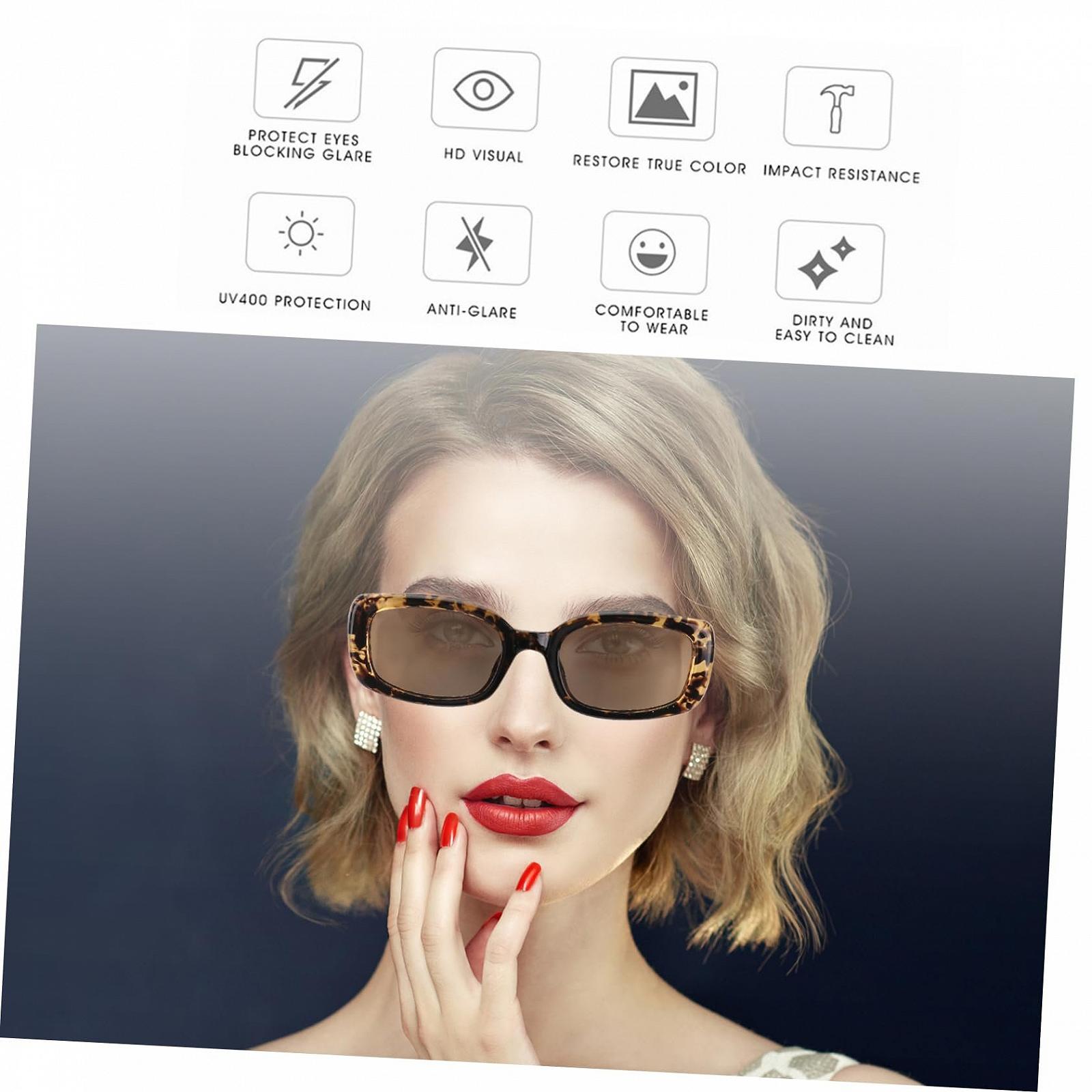 Сонцезахисні окуляри PACKOVE 2 пари Ретро оправа, фото №3