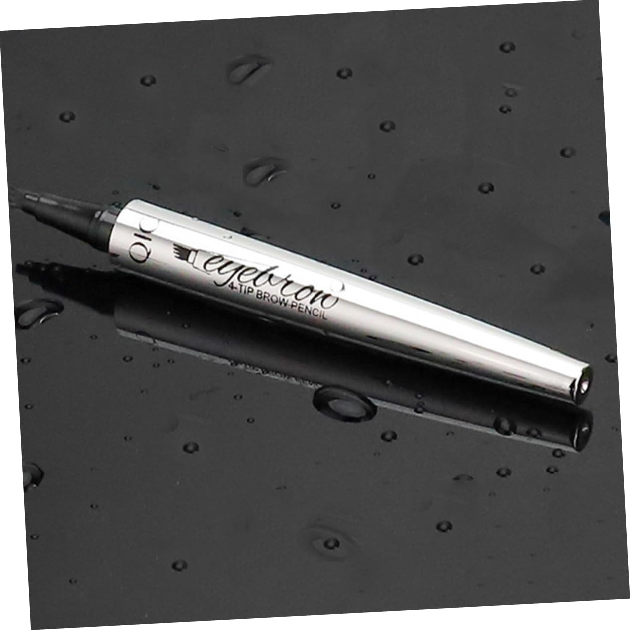 Карандаш для бровей HAPINARY Brow Tool темно-коричневый с четырьмя головками, фото №5