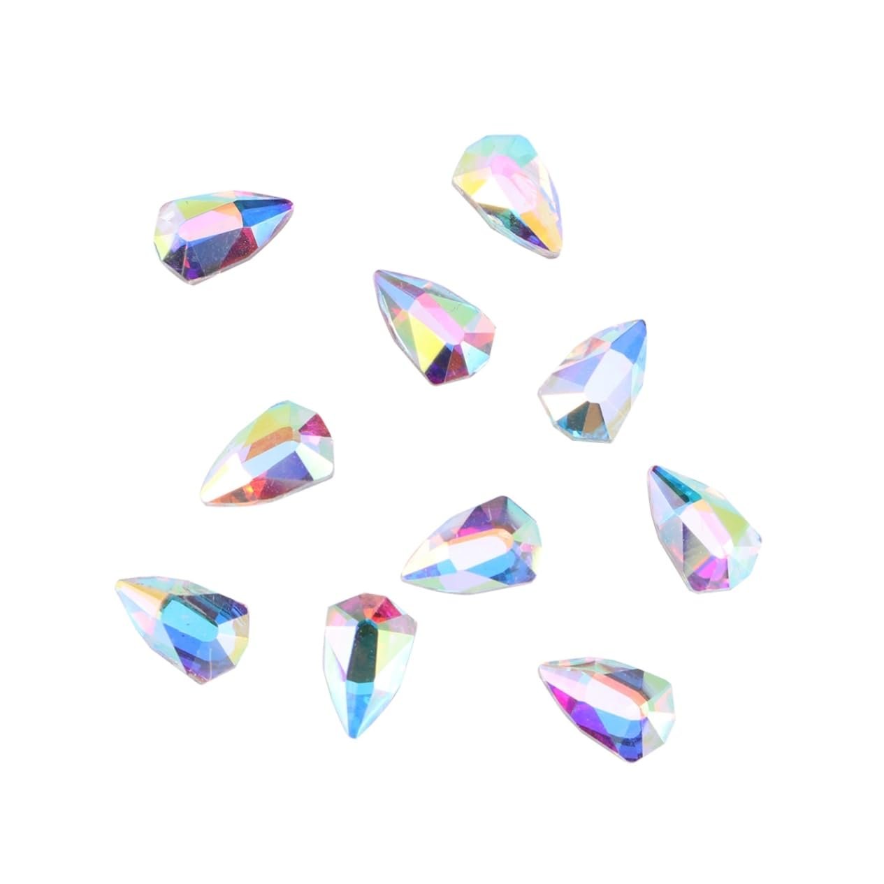 Прикраса для нігтів MAGICLULU 10 штук блискучий кристал, фото №1