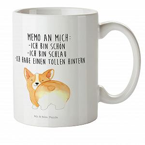 Детская кружка Mr. & Mrs. Panda Corgi Po - Корги, Мотив собаки, Пластиковая кружка - Фото 1