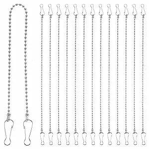 Набір ланцюгів для підвісних кашпо та вивісок 28C Нержавіюча сталь з гачками - Фото 1