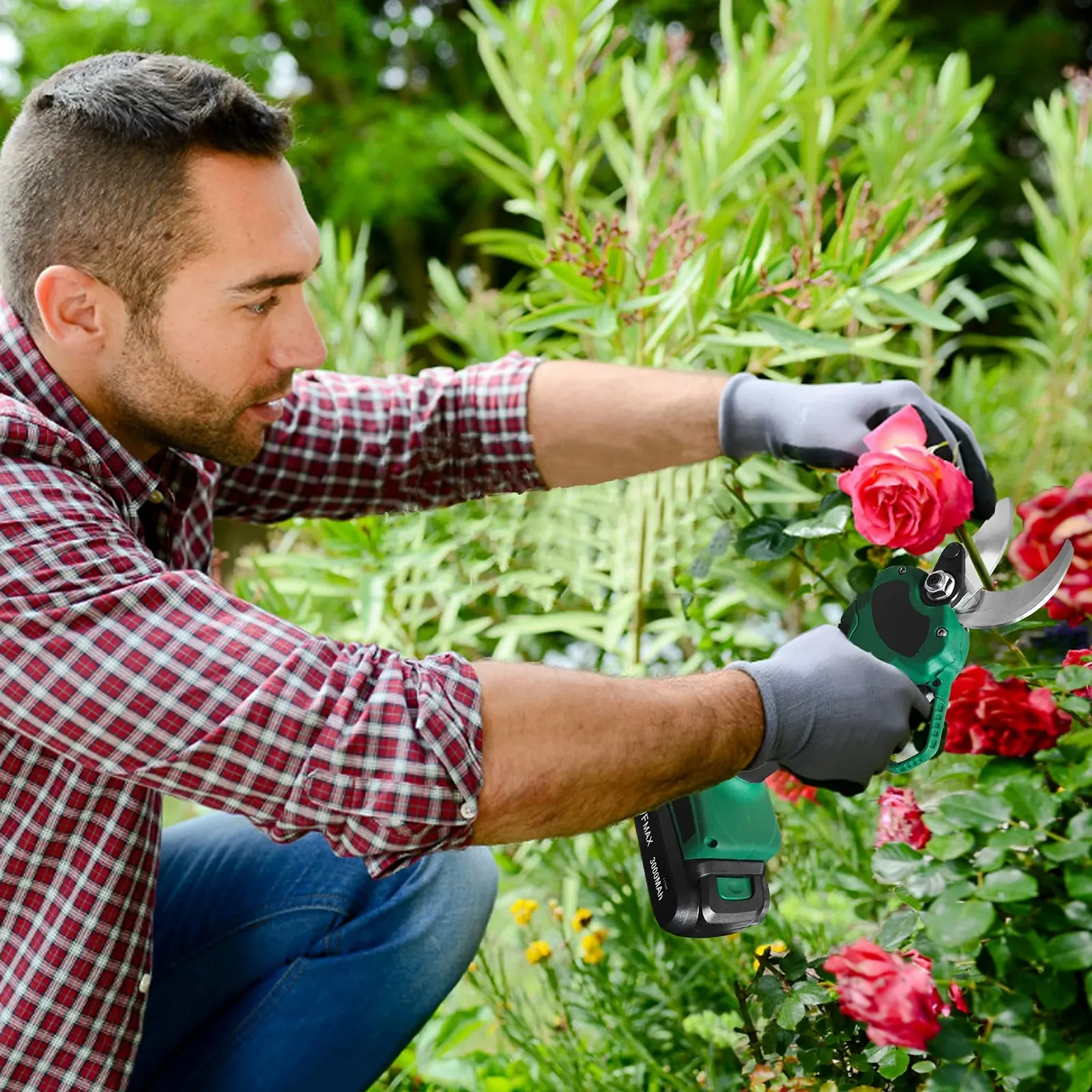 Електричні секатори XMTECH акумуляторні, 21 V, 3000 mAh, фото №9