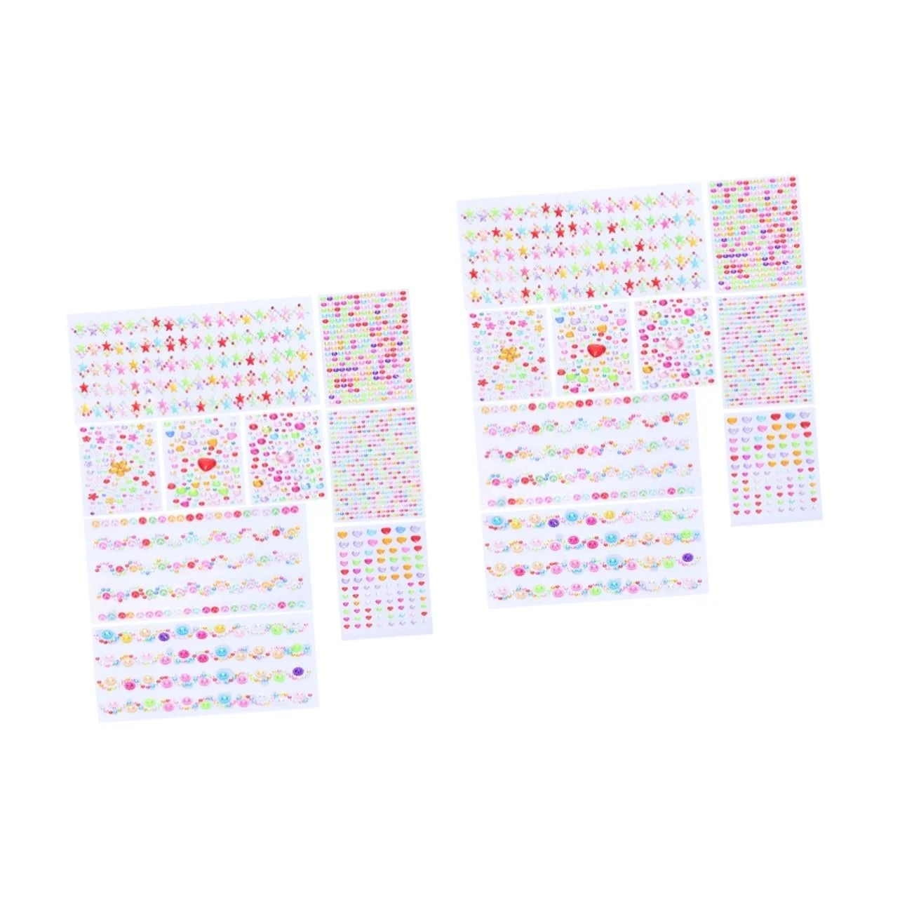 Наклейки Акрилові 18 аркушів, мозаїчні, фото №1