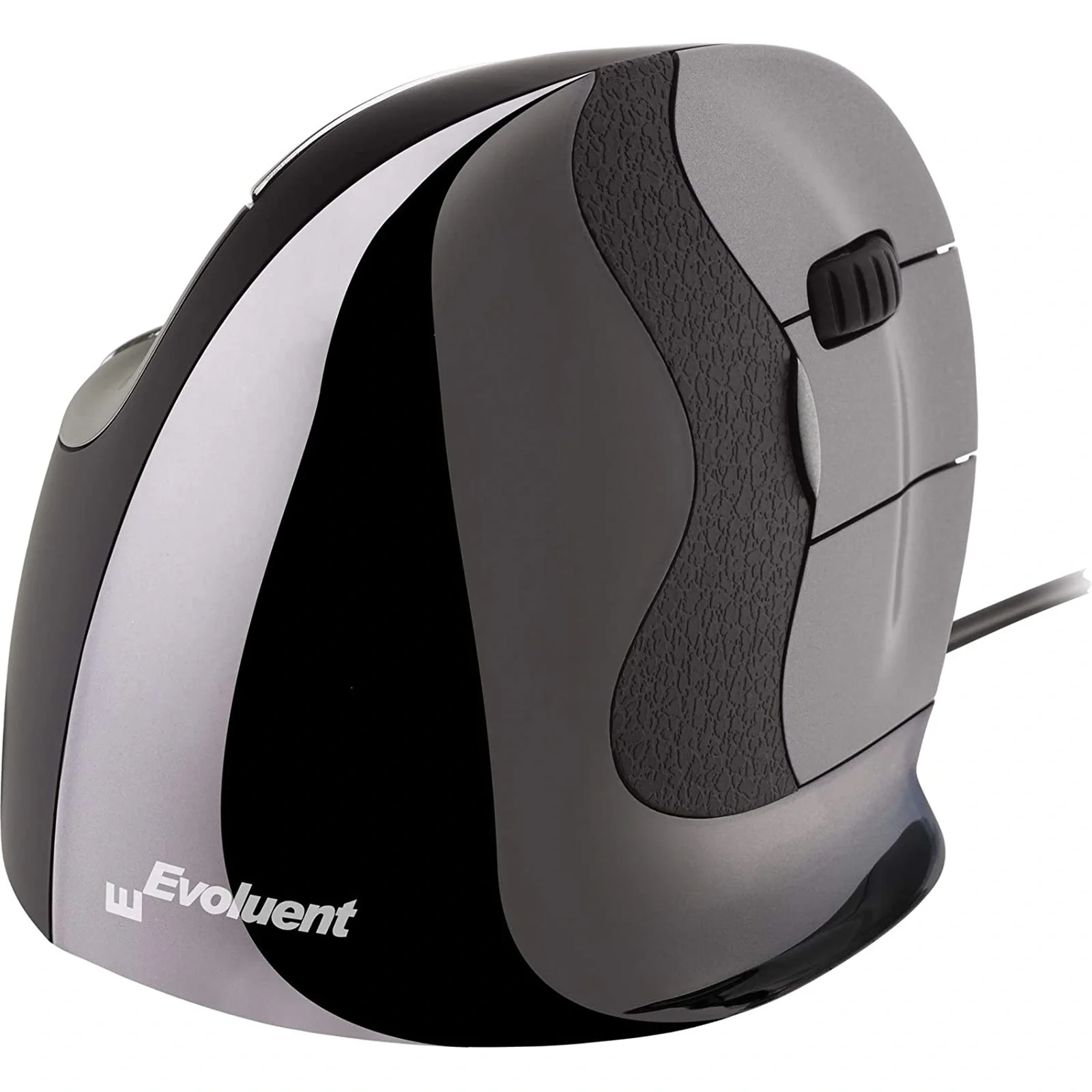 Провідна вертикальна миша Evoluent VerticalMouse D Large / USB / Лазерний / 6 кнопок / Чорна, фото №1