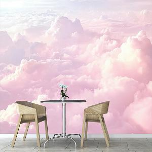 Фотообои Розовые облака 3D 300 x 210 см synthetic.ua - Фото 1