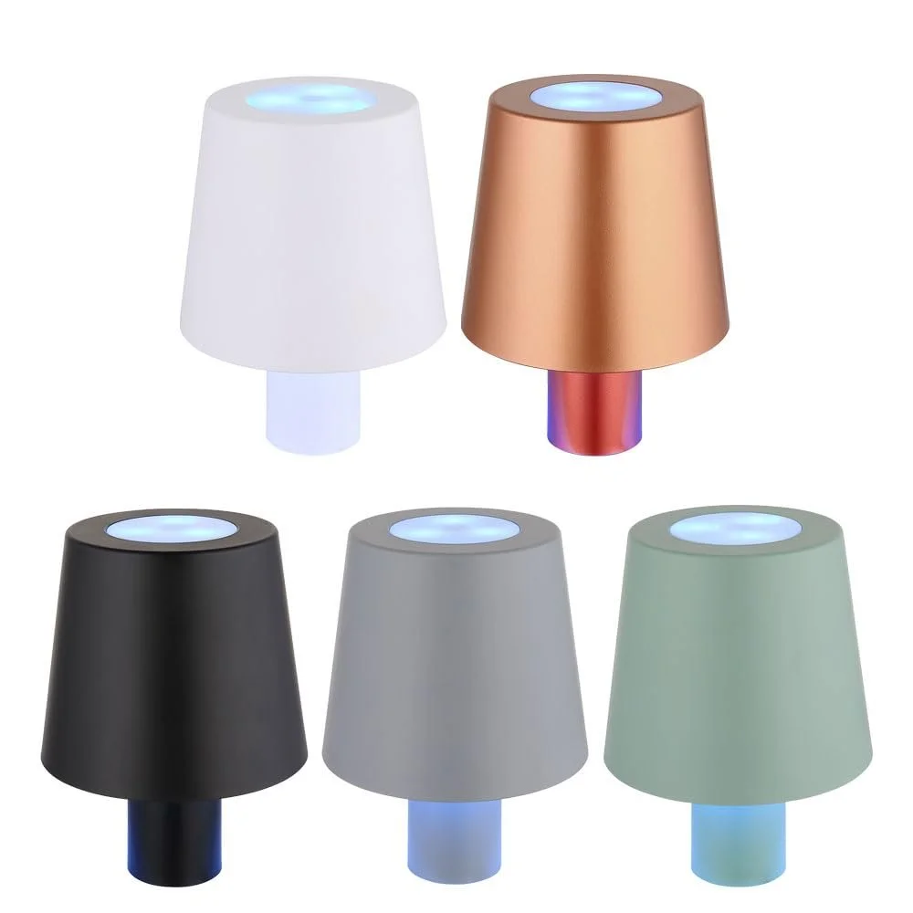 Настольная лампа LED GLOBO LIGHTING Bottle Lamp для бутылок RGB сенсорная аккумуляторная зеленая 10,5x14 см, фото №7