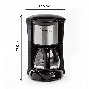 Кофеварка Moulinex Subito FG150813 6 чашек черный/нержавеющая сталь synthetic.ua - Фото 1