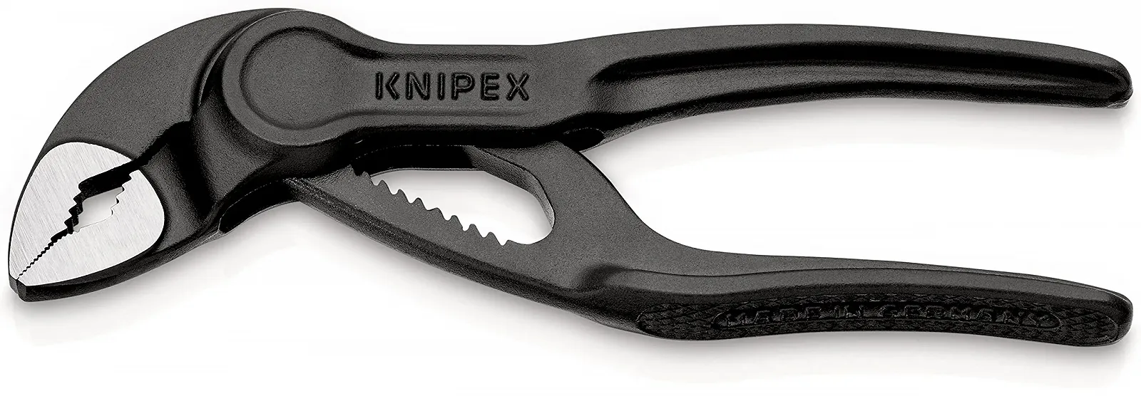 Клещи переставные KNIPEX Cobra 87 01 180, 180 мм & Мини Клещи переставные Cobra
a XS, 100 мм, гайки до 24 мм, фото №3 Клещи переставные KNIPEX Cobra 87 01 180, 180 мм & Мини Клещи переставные Cobra
a XS, 100 мм, гайки до 24 мм, фото №3