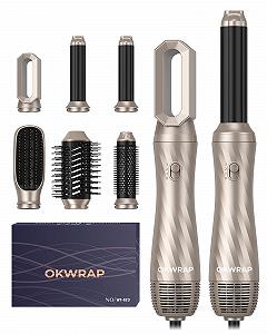 Купити Стайлер OKWRAP 6-в-1 з круглою щіткою та насадками для завивки - Фото 1 Стайлер OKWRAP 6-в-1 з круглою щіткою та насадками для завивки - Фото 1