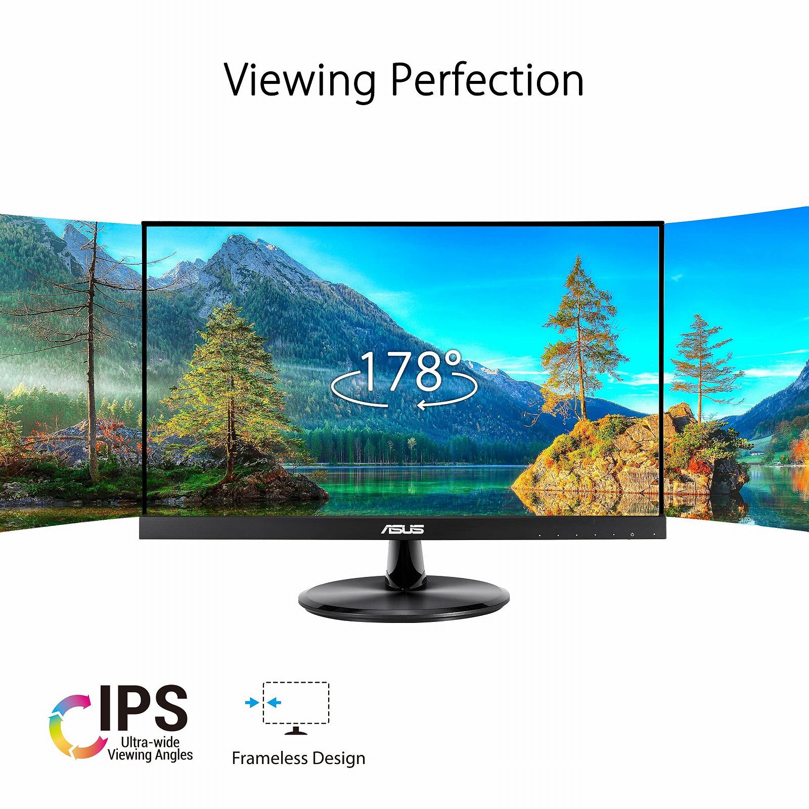 Монитор ASUS Eye Care VP229HE 21.5 дюйма Full HD 75 Гц 5мс GtG Adaptive Sync & FreeSync IPS HDMI D-Sub Безрамочный, фото №2