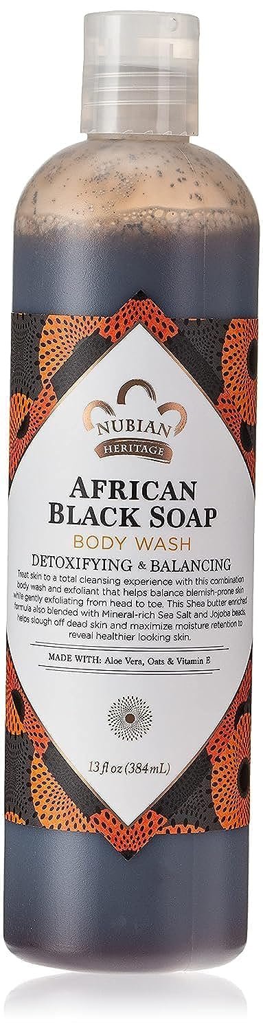 Гель для душу Nubian Heritage African Black Soap 450 мл, фото №1 Гель для душу Nubian Heritage African Black Soap 450 мл, фото №1