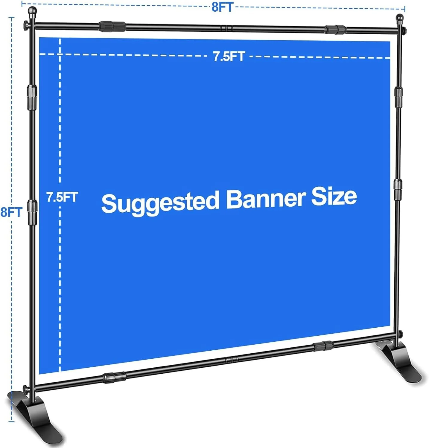 Телескопічна підставка EMART розміром 240 × 240 см, фото №3 Телескопічна підставка EMART розміром 240 × 240 см, фото №3