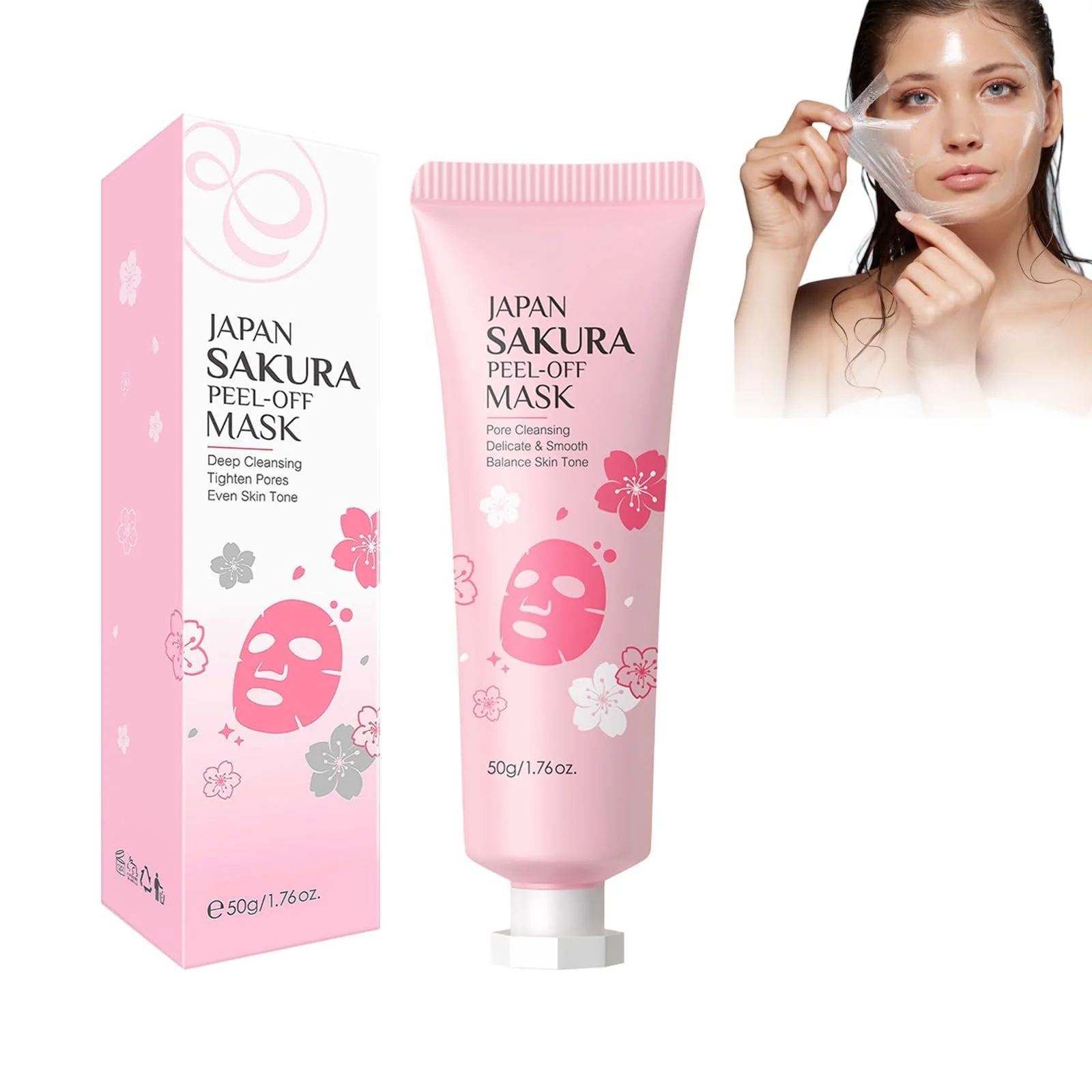 Маска-плівка HASAIKA Сакура, колагенова маска-плівка для обличчя, фото №1 Маска-плівка HASAIKA Сакура, колагенова маска-плівка для обличчя, фото №1