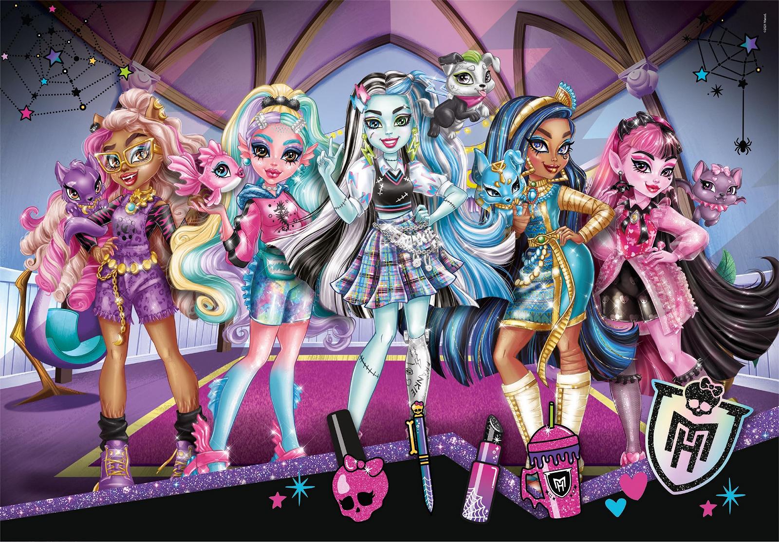 Пазлы Clementoni Supercolor Monster High 104 элемента 37.9 x 26.9 см, фото №2