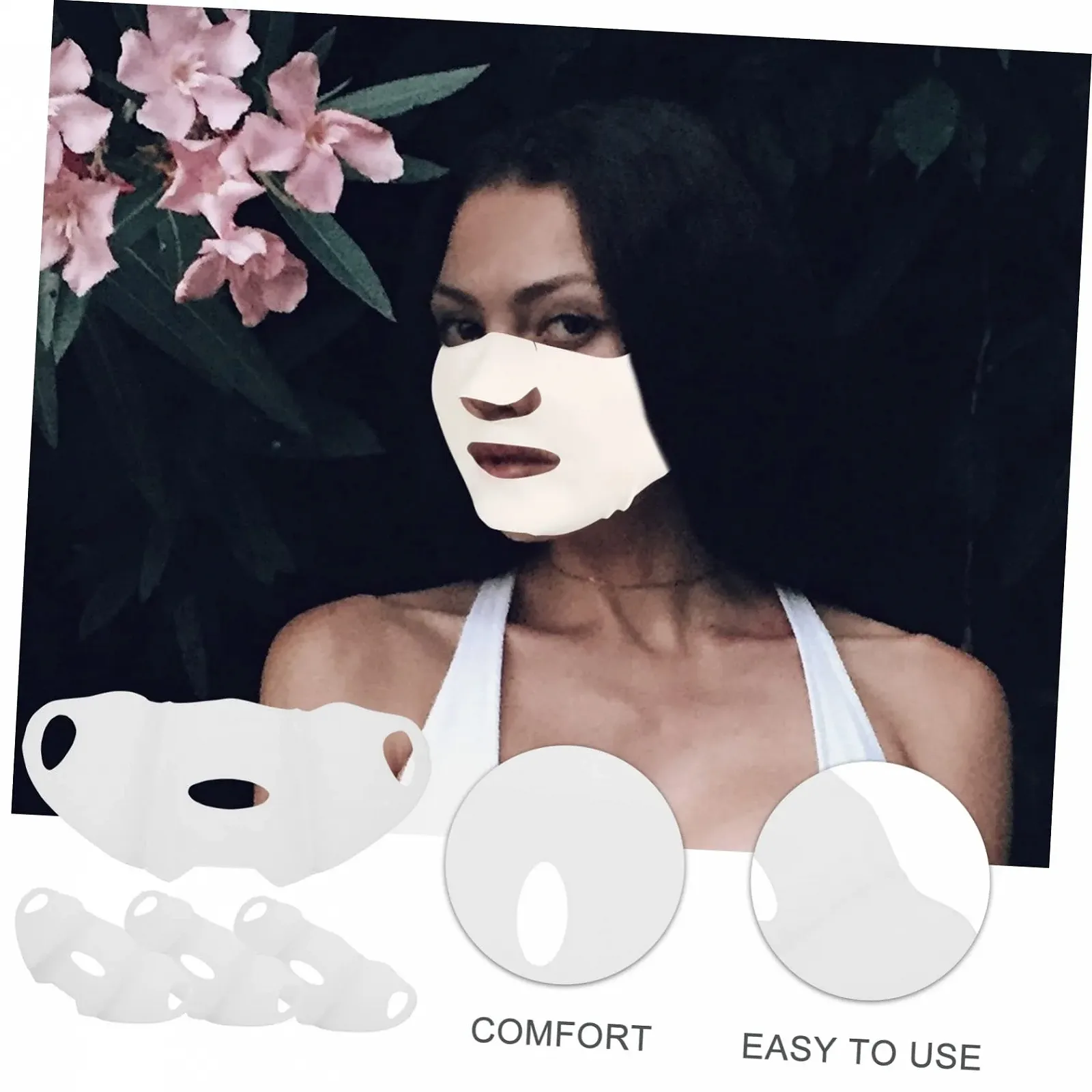 Гелева маска для обличчя Healvian, 4 шт., еластична, охолоджуюча, захист від УФ-променів, фото №6