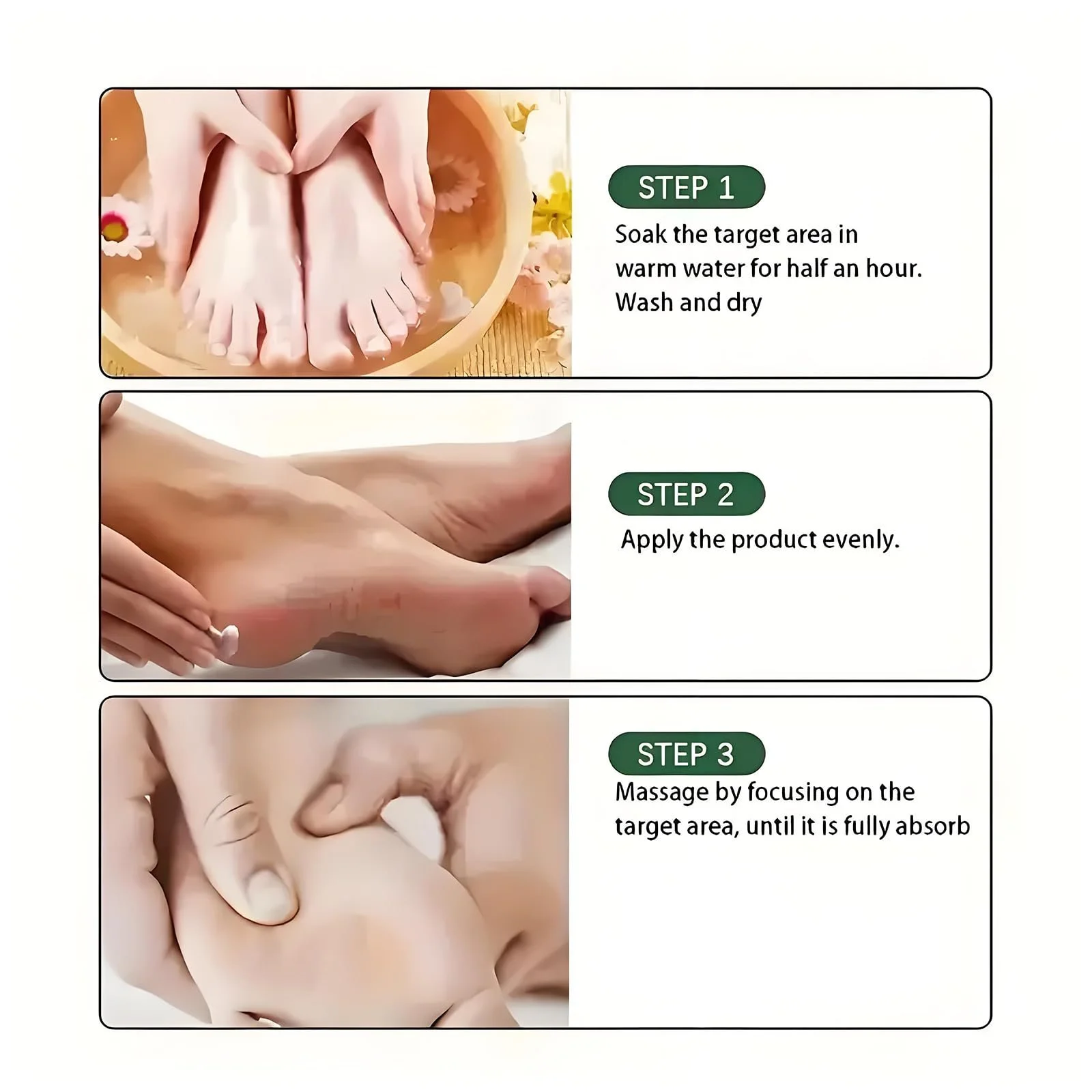 Крем и маска для ног Rich Nourish and Moisturize для восстановления потрескавшейся кожи для всех типов кожи, фото №7