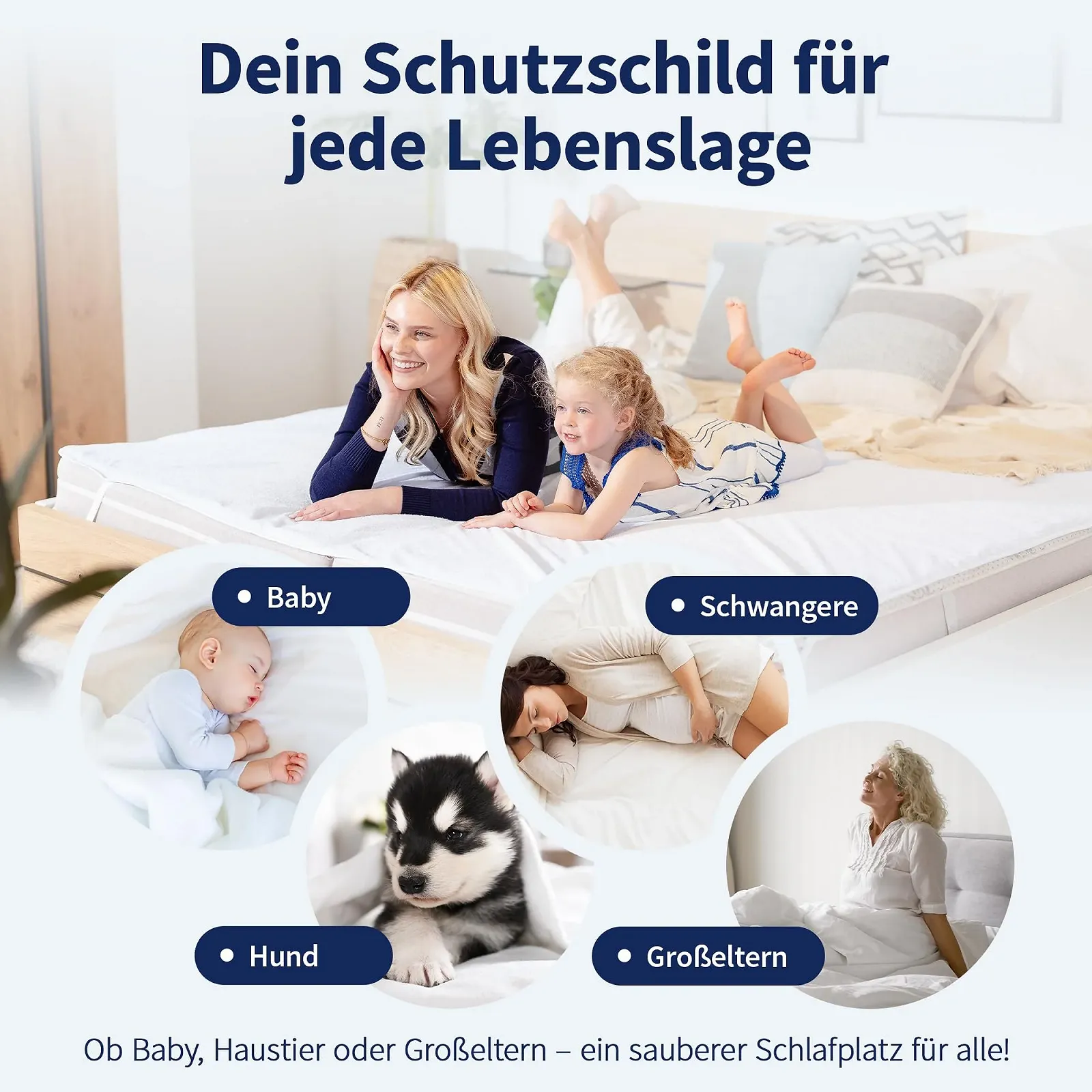 Наматрацник водонепроникний та дихаючий Бавовна (Oeko-TEX Standard 100), фото №4 Наматрацник водонепроникний та дихаючий Бавовна (Oeko-TEX Standard 100), фото №4