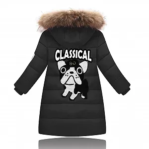 Зимняя Куртка Tilozs для Девочек, Теплая Парка, Зимнее Пальто, Стеганая Куртка с Меховым Капюшоном, Детская Толстая Куртка для улицы synthetic.ua - Фото 1