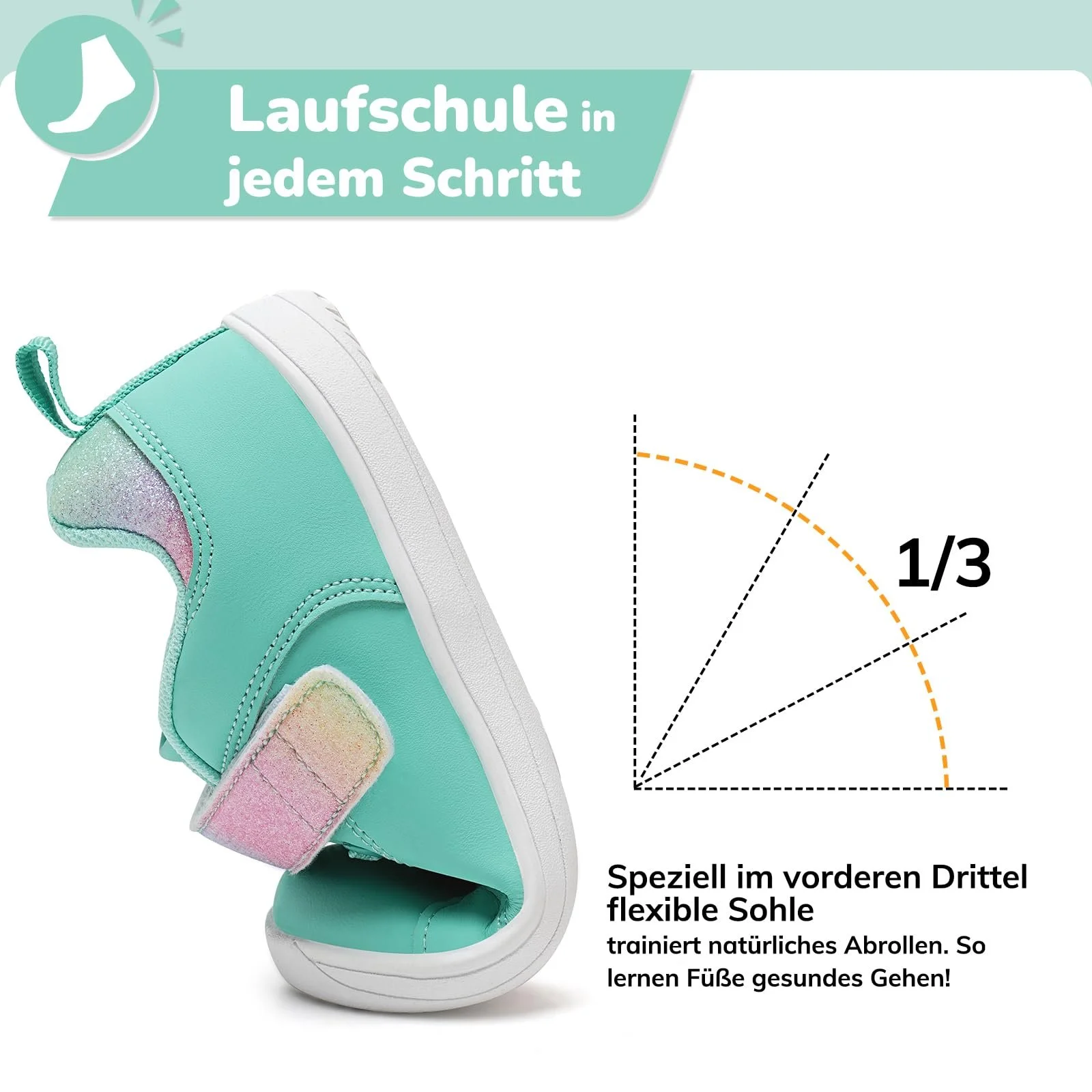 Босоножки IceUnicorn Детские, Минималистичные, Нескользящие для яслей, фото №4