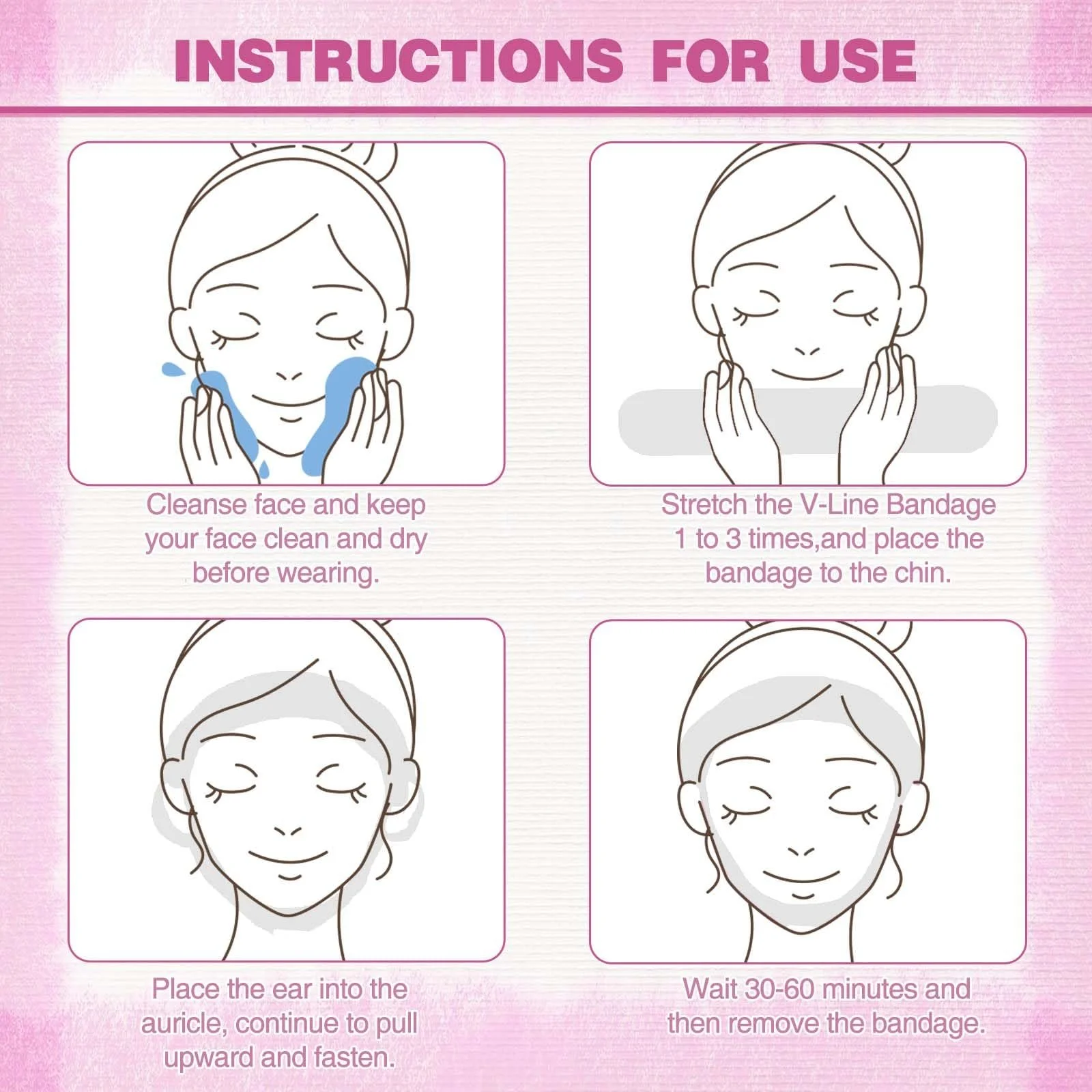 Пояс для схуднення обличчя V-Line багаторазовий, для зменшення подвійного підборіддя, фото №4 Пояс для схуднення обличчя V-Line багаторазовий, для зменшення подвійного підборіддя, фото №4