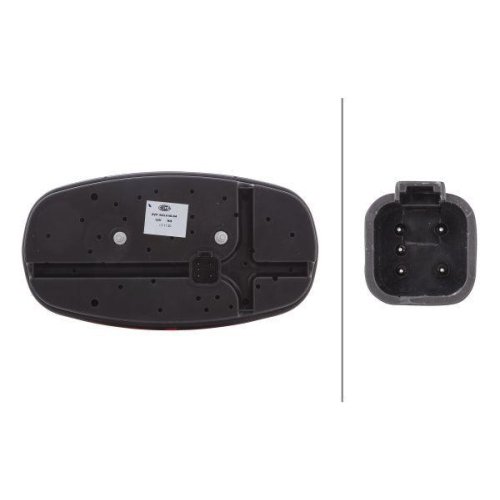 Задний фонарь HELLA 2VP 343 640-041 для VOLVO HOLDER MASSEY FERGUSON LIEBHERR HAKO, фото №2