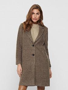 Пальто ONLY ASTRID CHECK COAT CC OTW 15228610 Коричневый XS - Фото 1