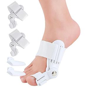 Розпірка великого пальця стопи для чоловіків і жінок, 1 пара, коректор вальгусної деформації, регульована - Фото 1