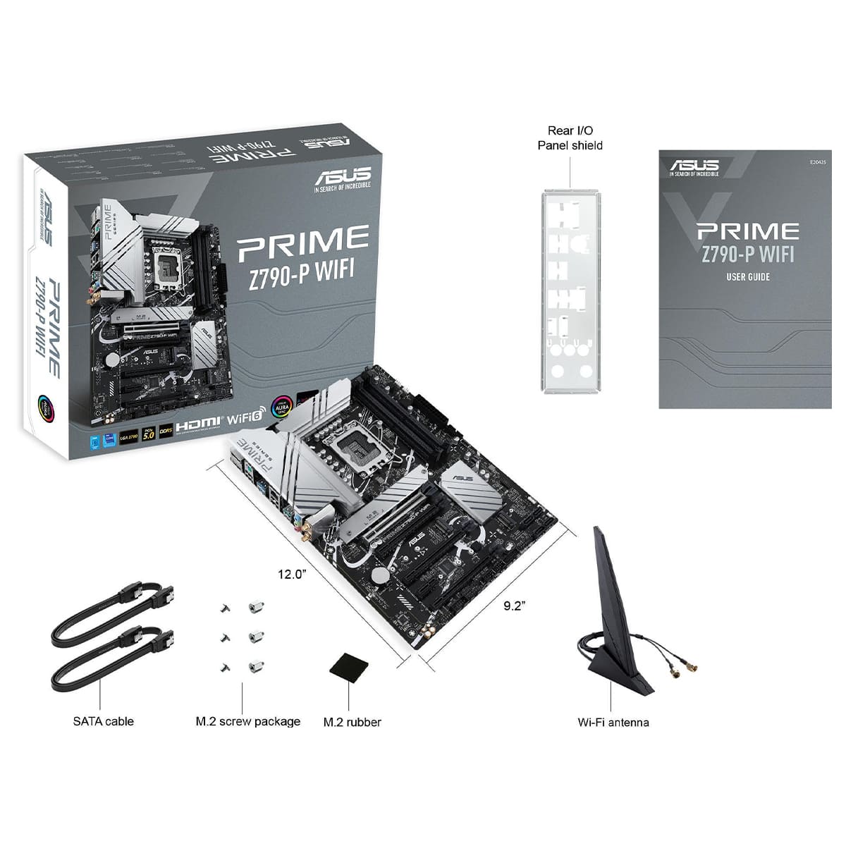 Материнcька плата ASUS PRIME Z790-P WIFI s1700 Z790 4xDDR5 M.2 HDMI DP Wi-Fi BT ATX (90MB1CJ0-M1EAY0), фото №3