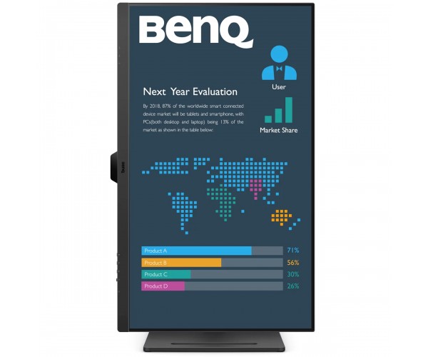 Монітор TFT 31.5" BenQ BL3290QT IPS 2K QHD 75Hz HDMI DP DP-out USB-C HAS USB-hub колонки чорний, фото №5