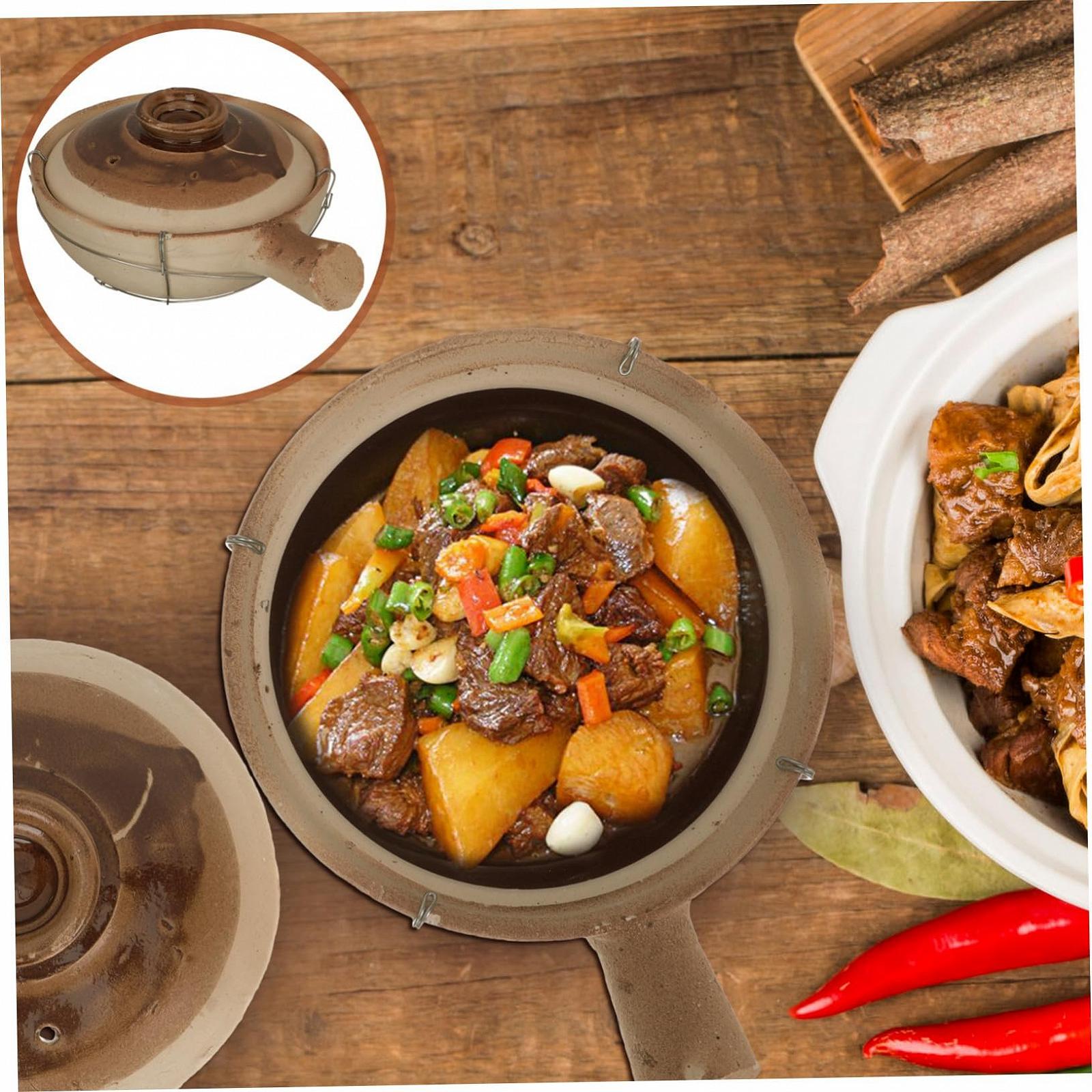 Кастрюля керамическая С ручкой Термостойкая, фото №6