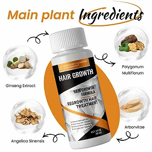 Сироватка для росту волосся 60 мл, проти випадіння волосся для чоловіків та жінок synthetic.ua - Фото 1