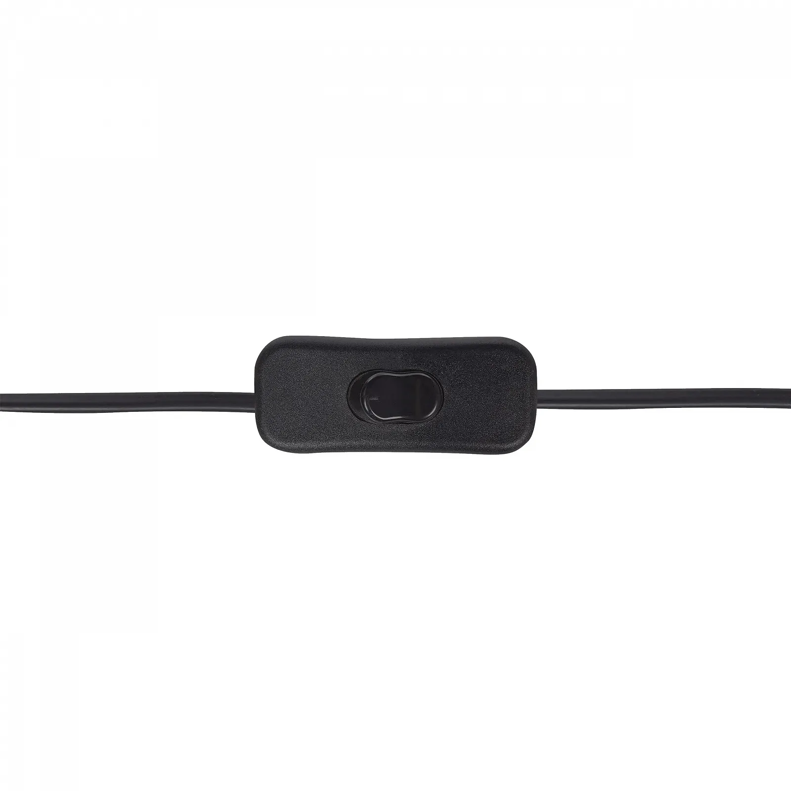 Настільна лампа Palmiet Металева 48 см Напівкруглий плафон Кабель із вимикачем Чорна, фото №6