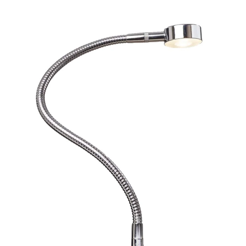 Настільна лампа LED Bedside Light Flex Light Touch Switch Сріблясто-сірий/Хром, фото №1