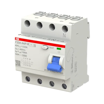 Автоматический выключатель дифференциального тока ABB F204 A-40/0.03 AP-R / 4P / Тип A / 30мА / 40A, фото №2