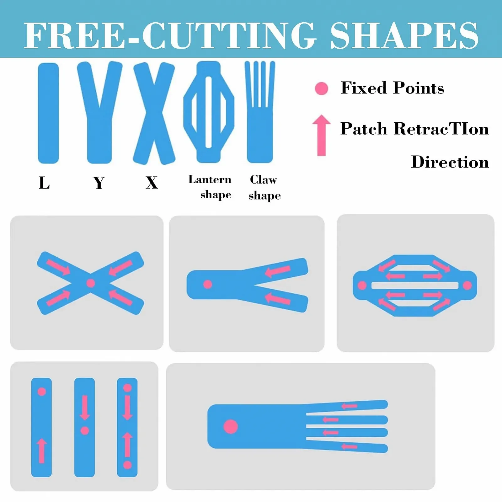 Лента для подтяжки лица Упаковка из 5 антиморщинных пластырей, фото №3 Лента для подтяжки лица Упаковка из 5 антиморщинных пластырей, фото №3