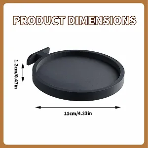 Настенные держатели для растений для акустических панелей 2 шт. Черные synthetic.ua - Фото 1