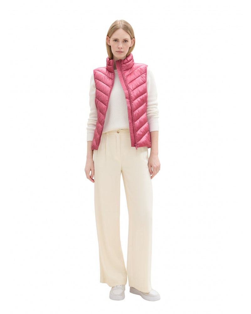 Безрукавка LIGHT WEIGHT VEST 1041486-16348 Tom Tailor Розовий L, фото №4
