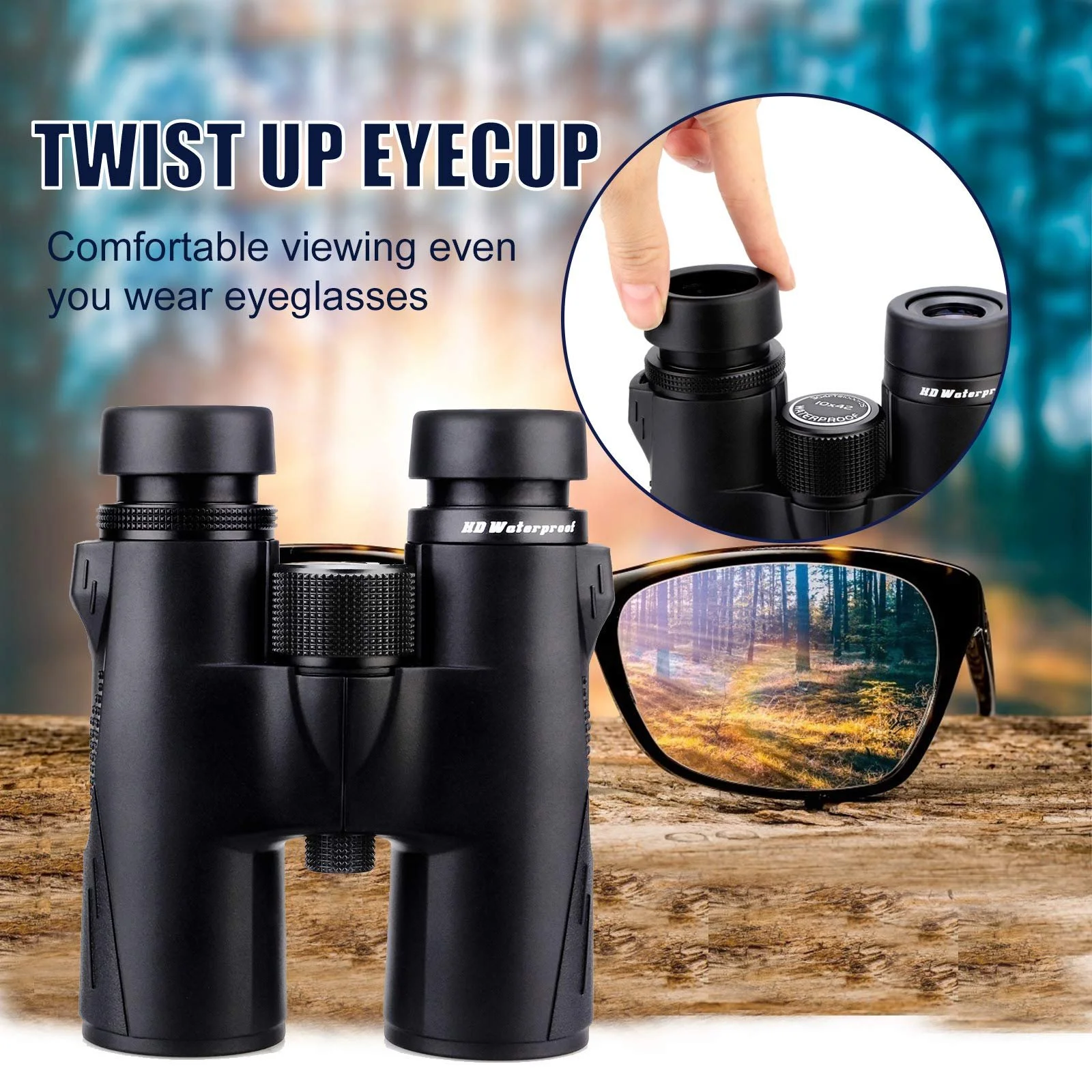 Бінокль Svbony SV47 8x42 HD BAK-4 FMC Waterproof, фото №4