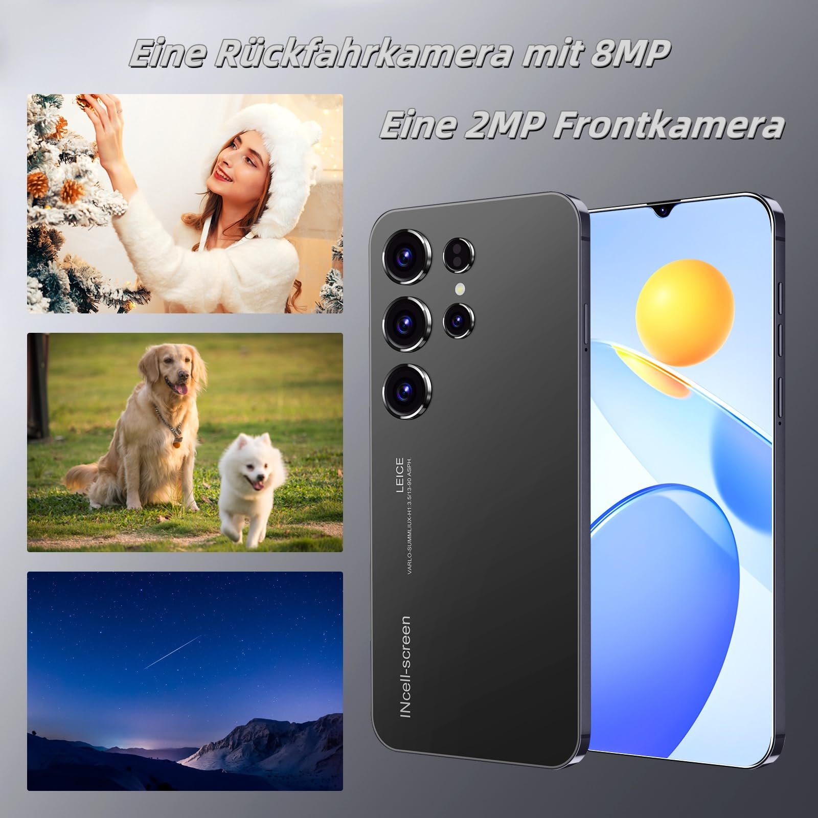 Смартфон Unlock 5 6.3" 2GB/16GB 4G Android Black, фото №6
