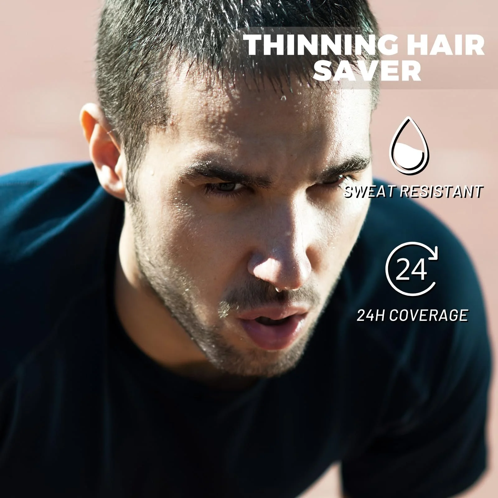 Пудра для волосся Scattered Hair для стоншеного волосся, натуральна невидима пудра для коренів (Чорний), фото №6