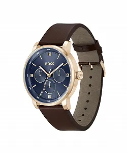 Часы кварцевые BOSS Multi циферблат коллекция Contender synthetic.ua - Фото 1