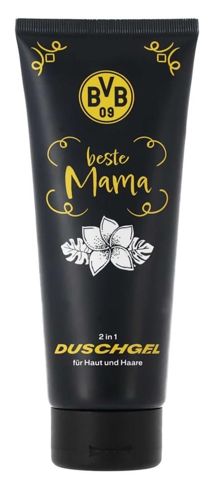 Гель для душа 2-в-1 Borussia Dortmund Beste Mama Белый чай для кожи и волос BVB 09 200 мл, фото №1 Гель для душа 2-в-1 Borussia Dortmund Beste Mama Белый чай для кожи и волос BVB 09 200 мл, фото №1