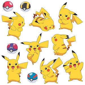 Наклейки для стен Pokemon Pikachu Peel And Stick - Фото 1