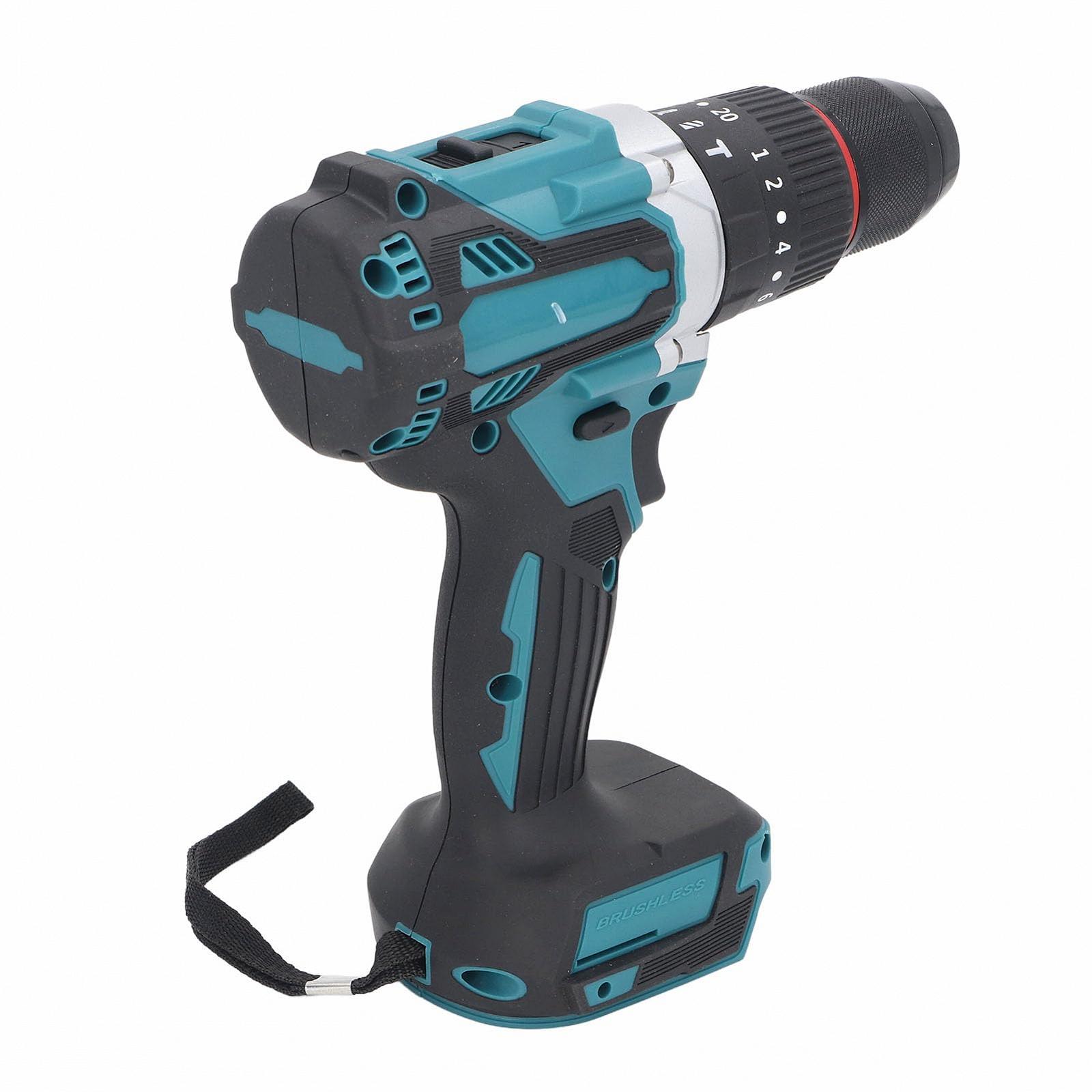 Дриль-шурупокрут Cordless 2 Variable Speeds 20 Plus 3 Torsion Settings 1/2 Дюймовий безключовий патрон 18 В акумуляторна ударна дриль BL1830, фото №5