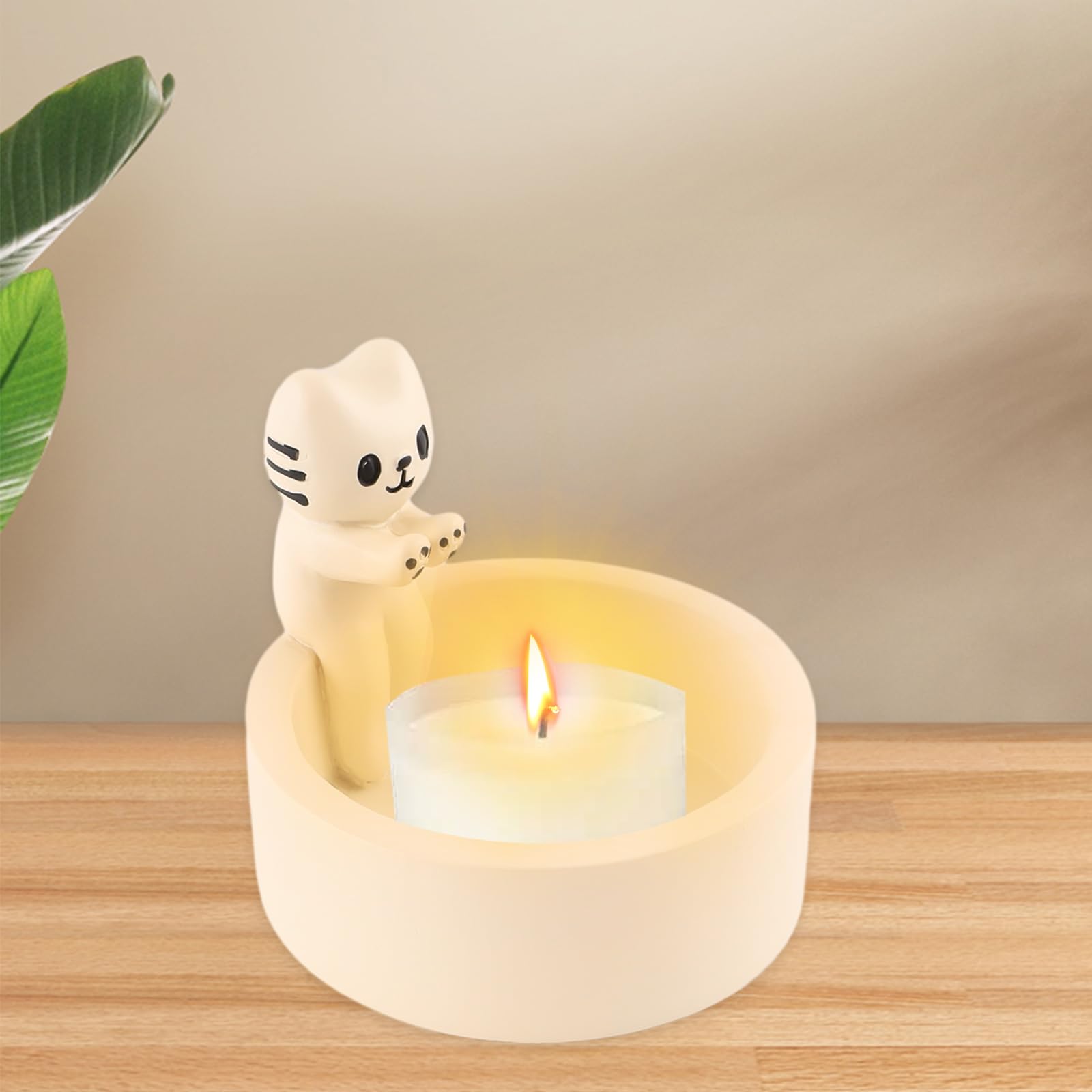 Подсвечник Cat Tea Light Cat Paw Warmer Черный, фото №3
