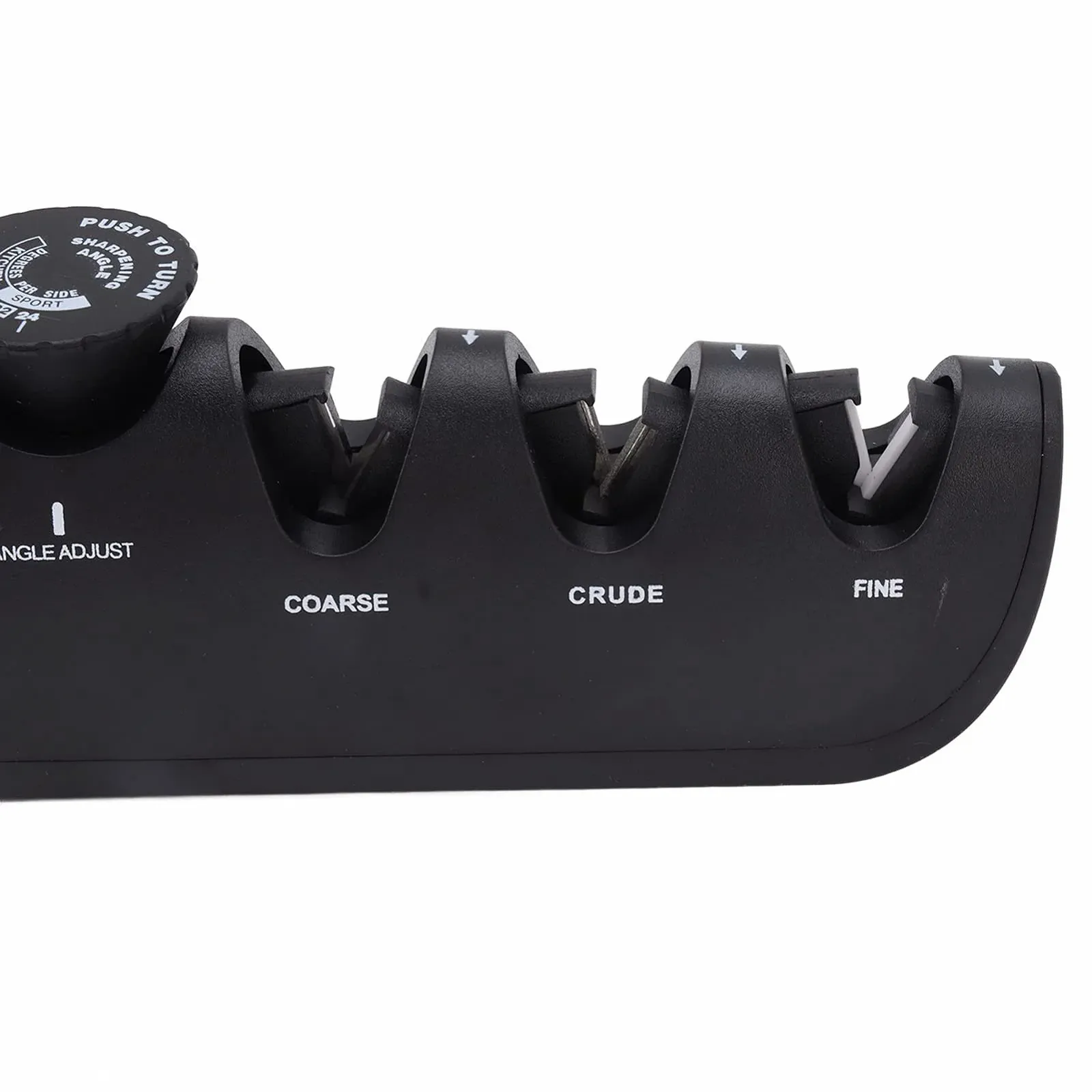 Точилка для ножей регулируемая 4-в-1 профессиональная с футляром Черная, фото №5