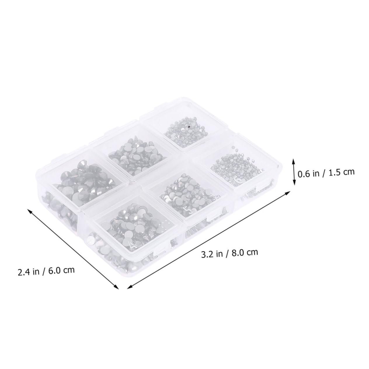 Украшение для ногтей Стразы Стекло Черный, фото №6