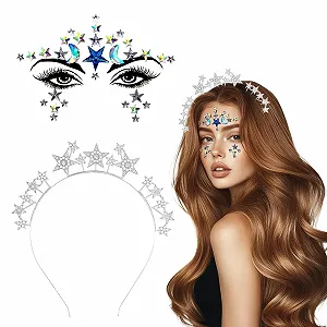 Женский обруч для волос Звезды Блестки - Фото 1