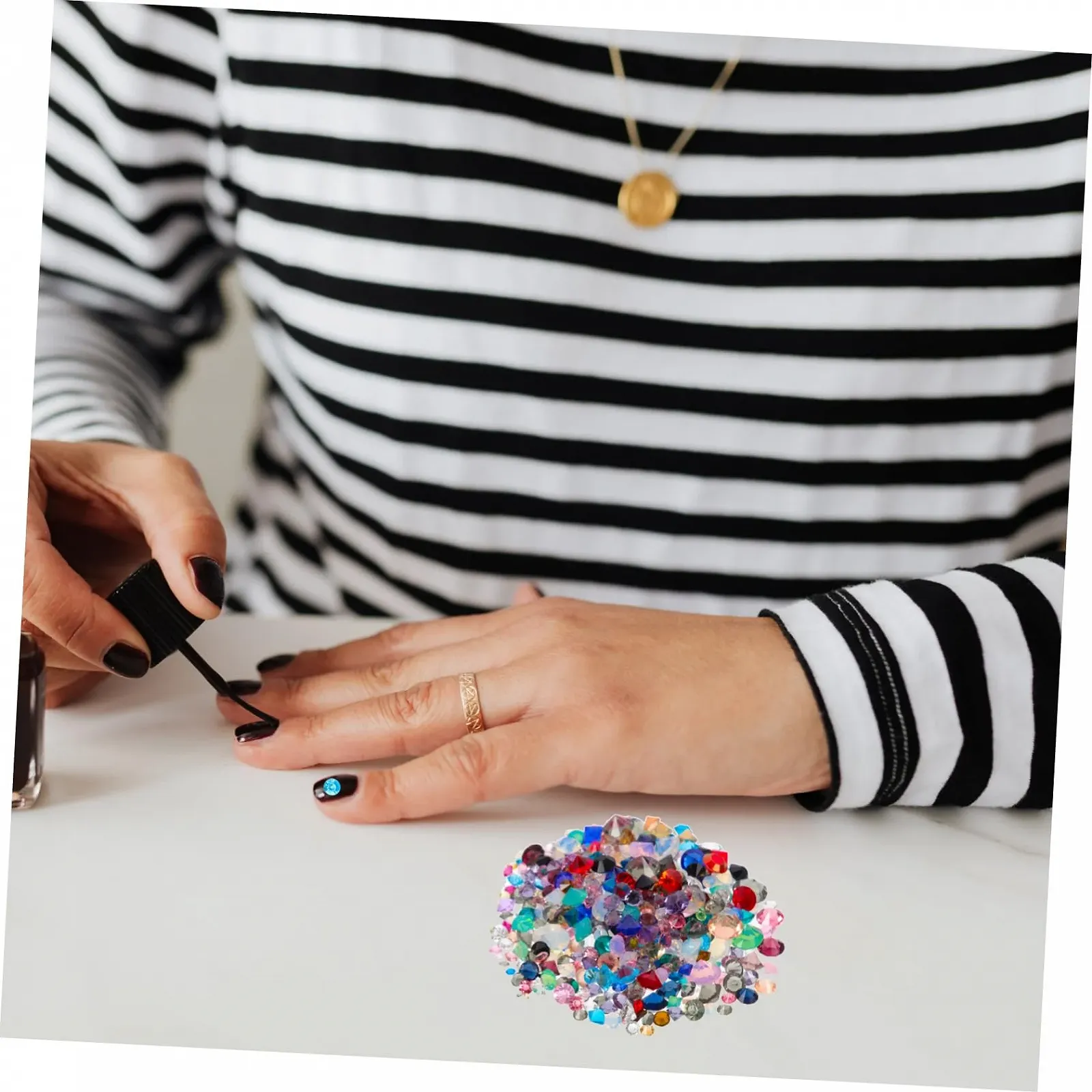 Стрази Круглі Healeved 3D Скло, фото №8